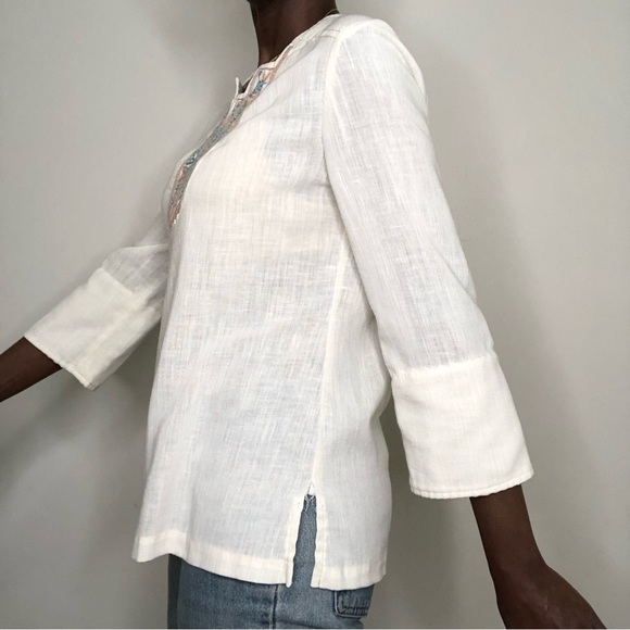 VINTAGE | RAG O’ MUFFIN Boho Hippie Tunic Blouse Top - Picture 8 of 8